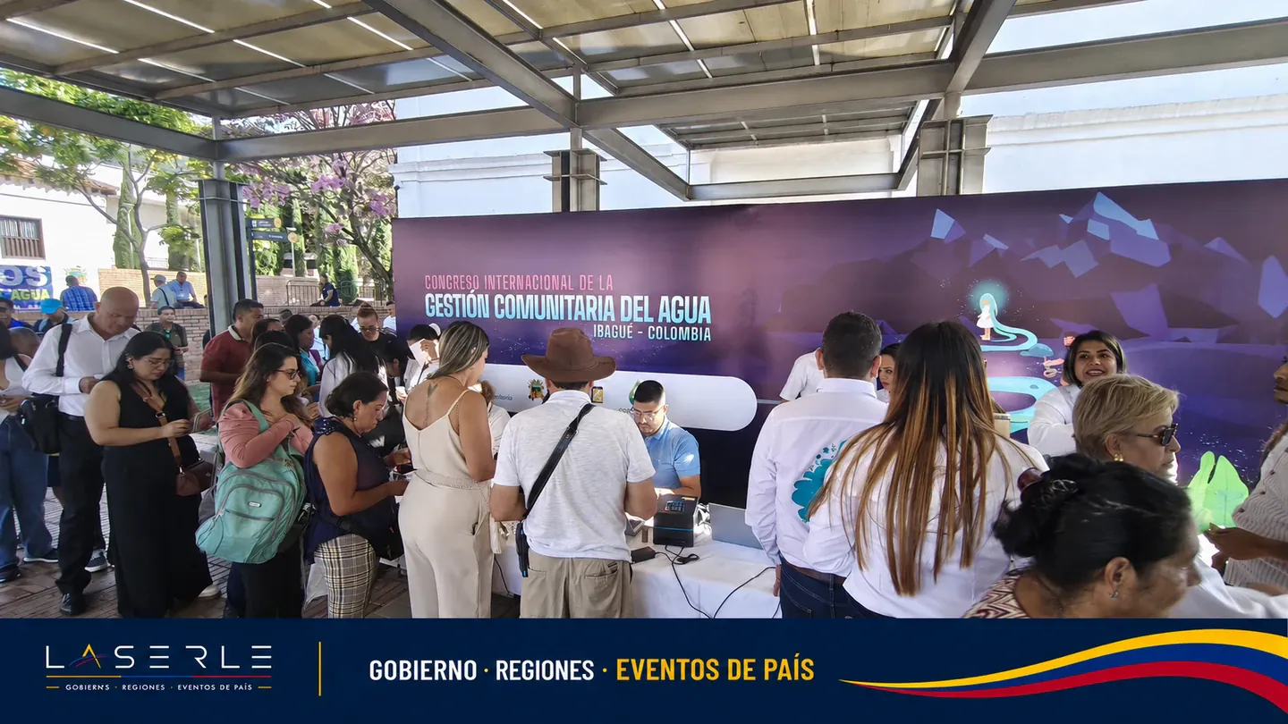Registro institucional en Congreso de Gestión Comunitaria del Agua