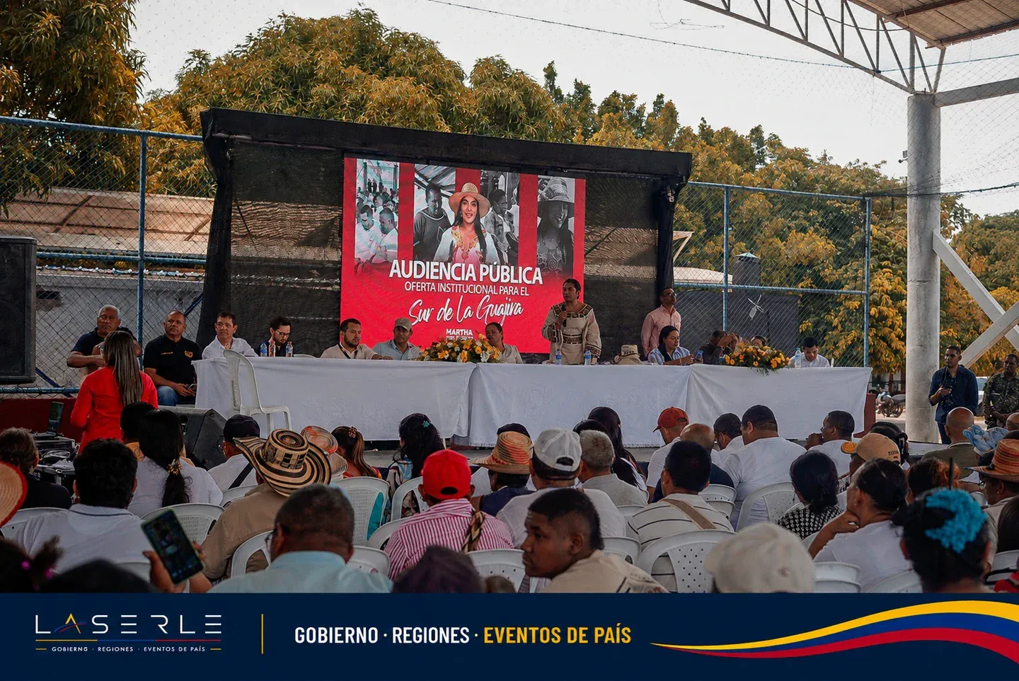 Audiencia pública institucional en La Guajira